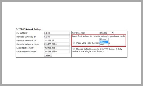 Διαφορά μεταξύ VPN σε Route και NAT mode